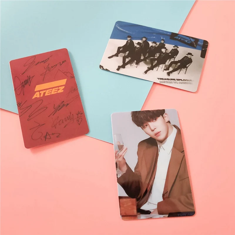 

10pcs/set Kpop Card Stickers New Album ACTON TO ANSWER Kpop Photocard Crystal Photo Lomo Card Stickers