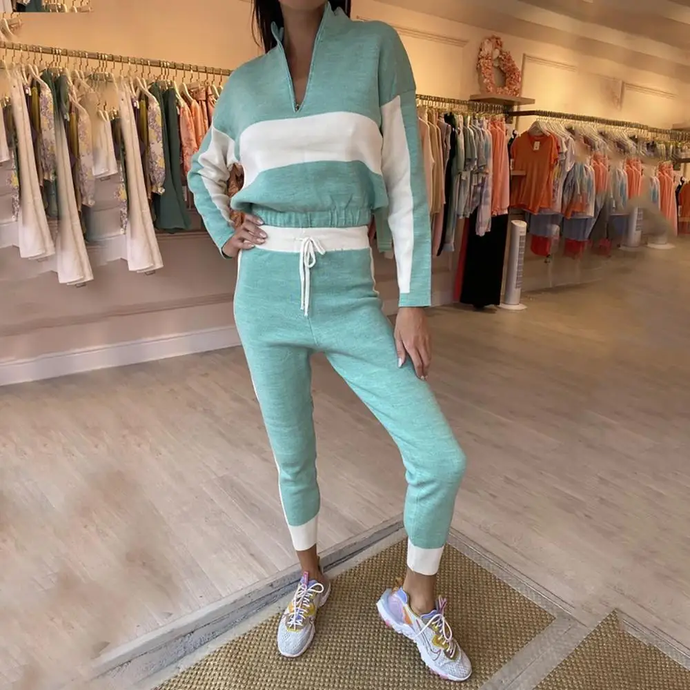 

Ropa Deportiva Chandal Mujer Lounge Wear Two Piece Pants Set Tracksuit Sweatpants Women Sweater Clothes Jogging Femme Conjunto