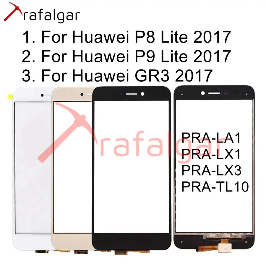 Для Huawei P8 Lite 2017 сенсорный экран дигитайзер стеклянная Сенсорная панель Сенсорный