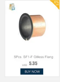 5 шт. SF1-F Oilless фланцевый втулки подшипника SF1-F1410/F1412/F1415/F1420 самокомпозитные фланцевые подшипники