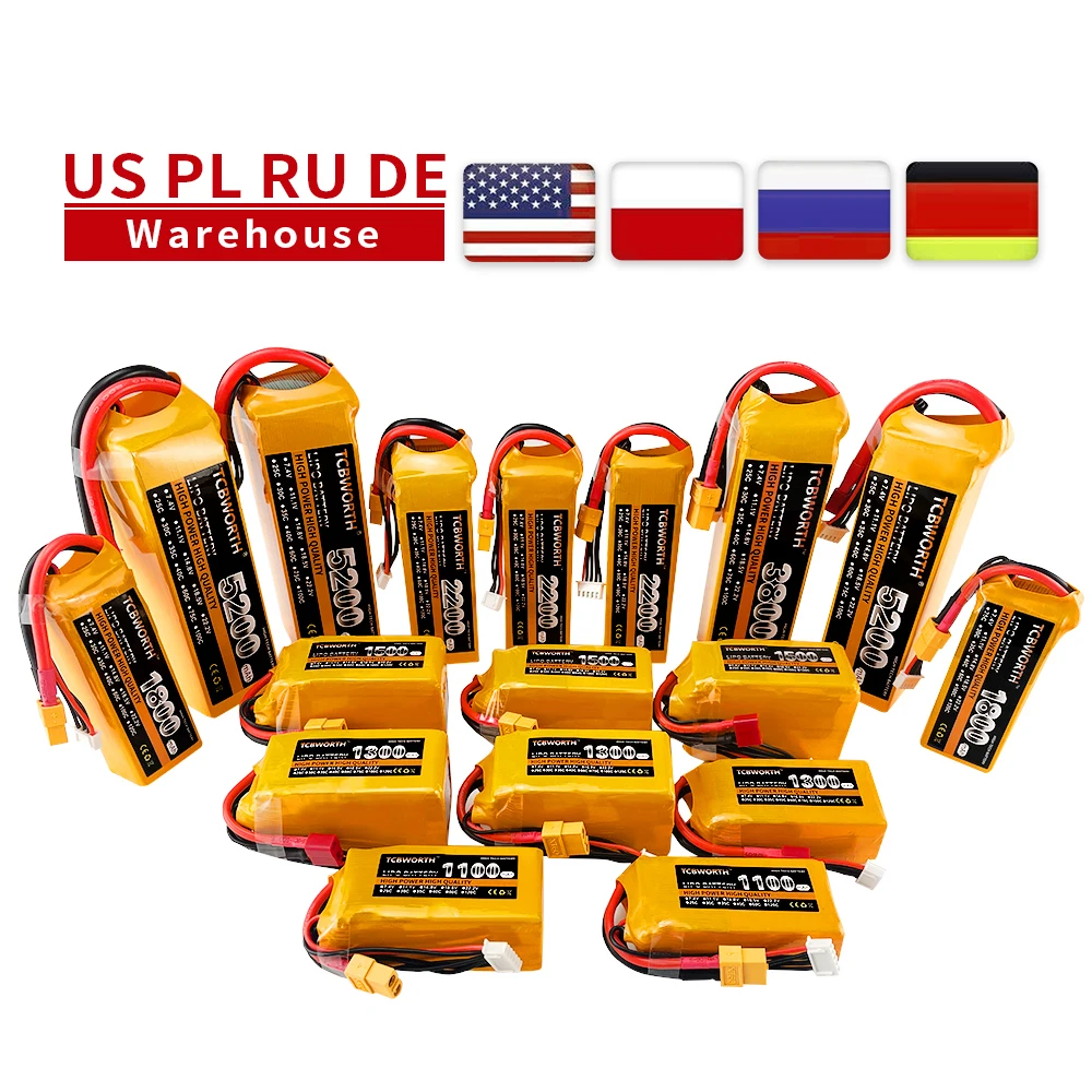 Новинка аккумулятор 4S Lipo 14 8 v 1500 1800 2600 3300 3500 4000 5000 5200 mah RC Дин для радиоуправляемого