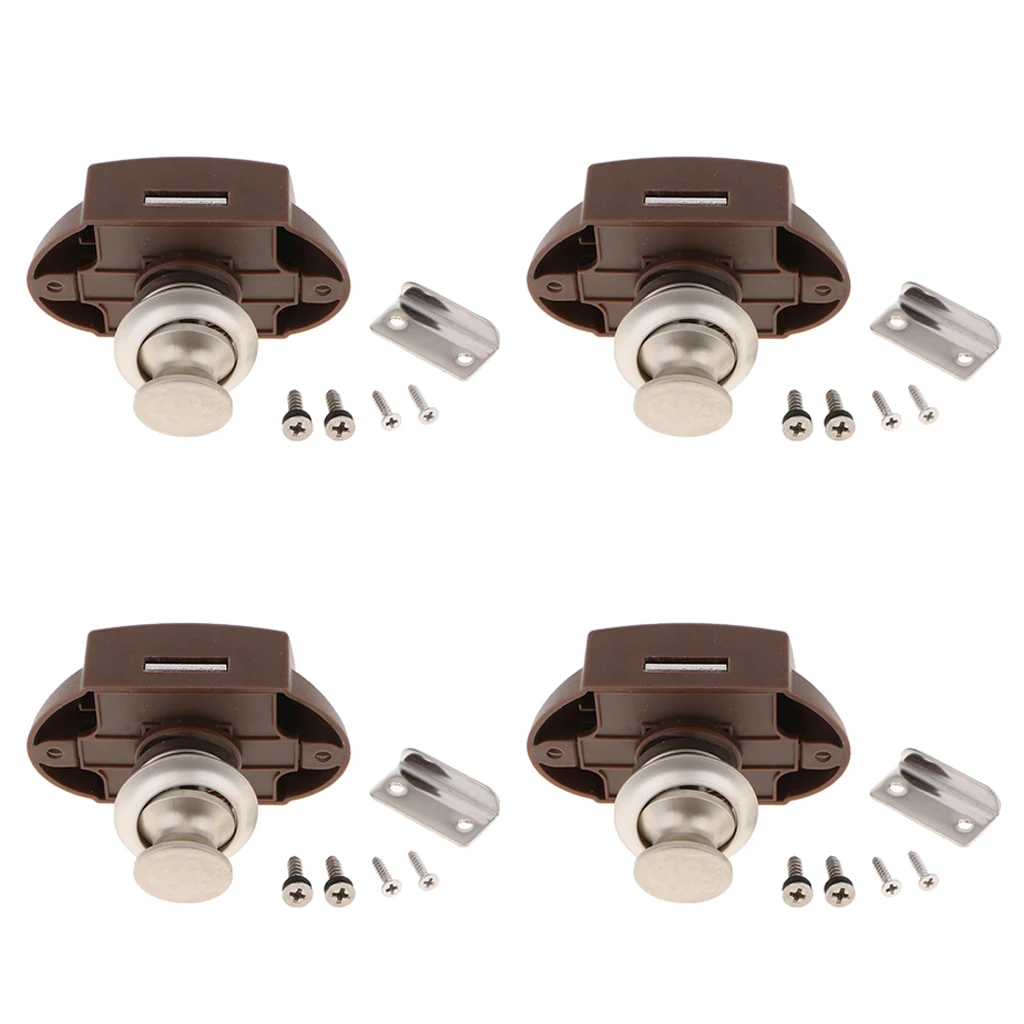 4x RV весло Дверной замок защелка для хранения ручка Deadbolt Camper трейлер|Аксессуары