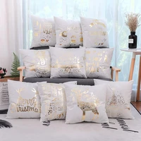 useful throw pillowcase exquisite 10 styles christmas pattern print pillow cover cushion cover pillow cover