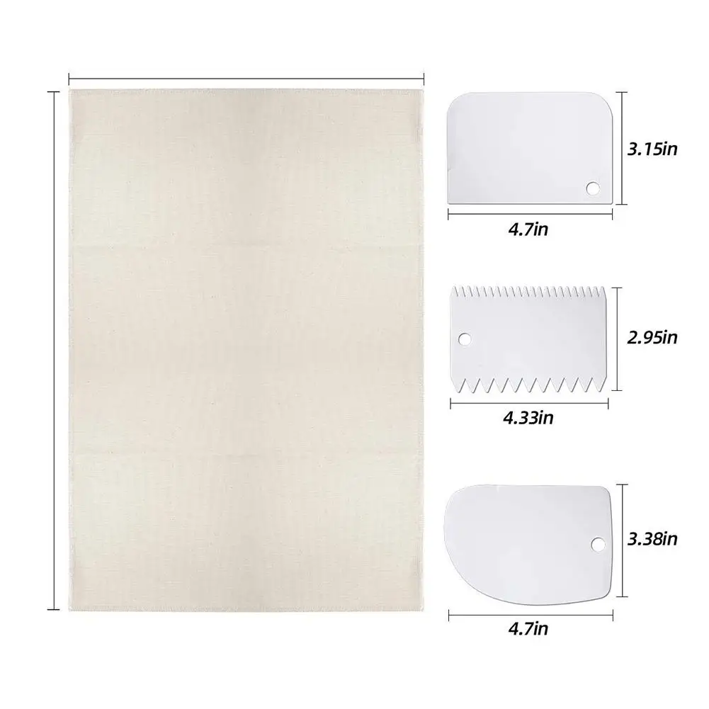 Французская выпечка багет набор инструментов с защитой льняная ткань