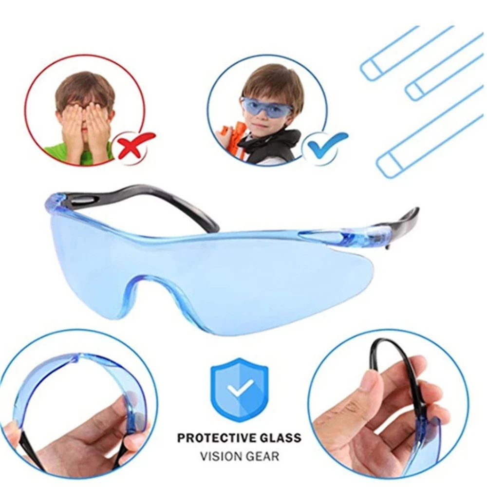 

Wearable Outdoor Goggles Eyes Glasses Clear Lens Children For Nerf Gun Accessories Game Toy Water Bullet Gun Wear Spectacles