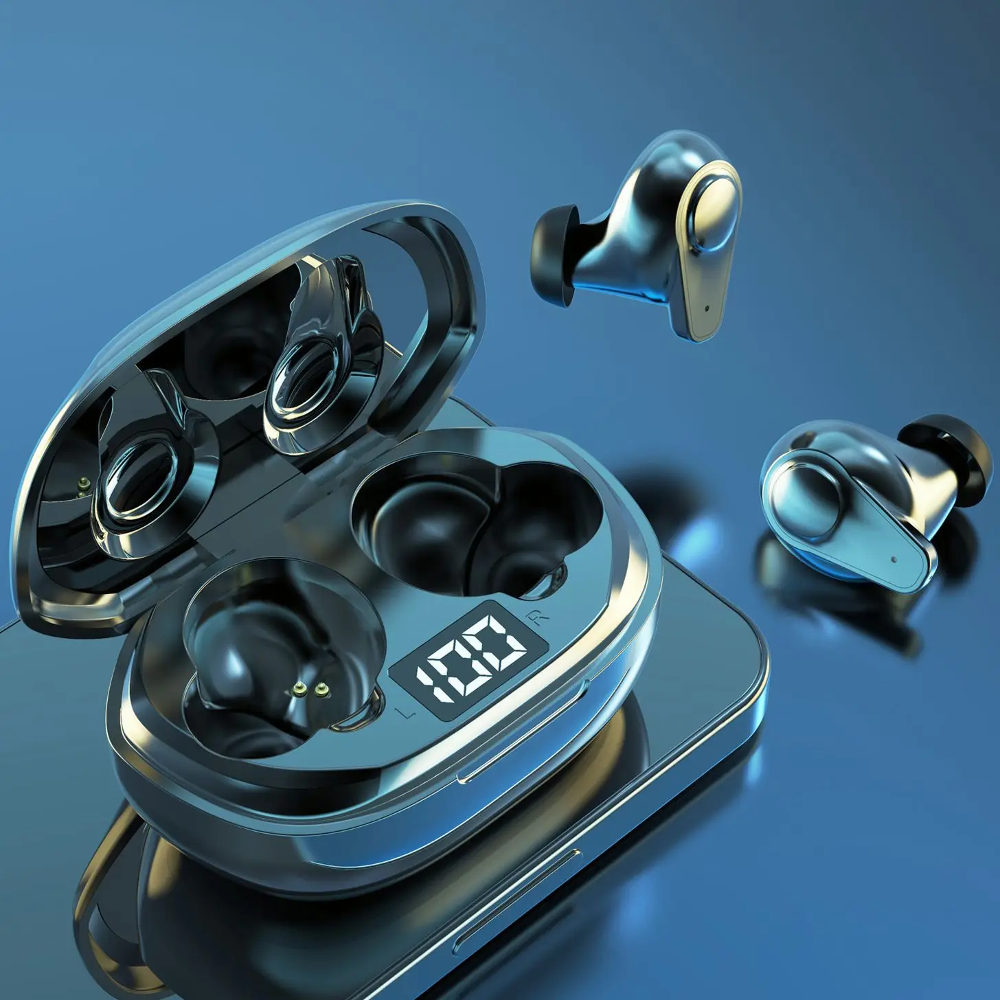 Игровые Bluetooth наушники TWS спортивные водонепроницаемые Hi Fi стерео вкладыши с