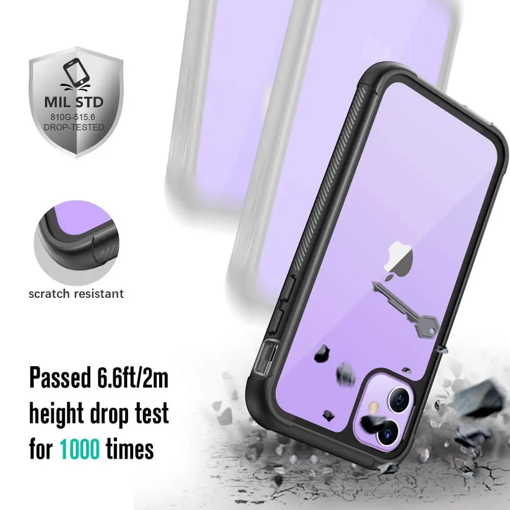 Противоударный армированный чехол в стиле милитари для телефона iPhone X XS 11 Pro Max XR 7 8