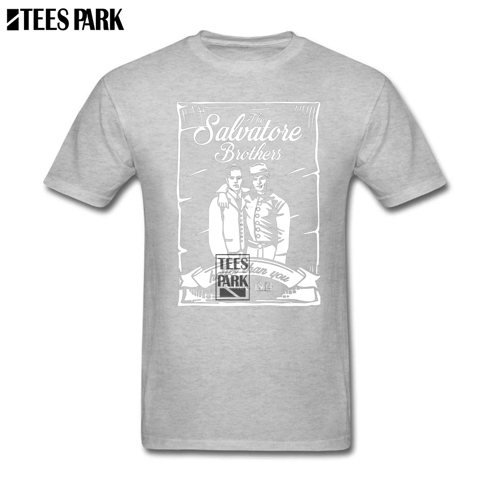 T Shirt Sale The Vampire Diaries TV Show Plain Shirts Tee homme Leisure Men Cool Stylish | Мужская одежда