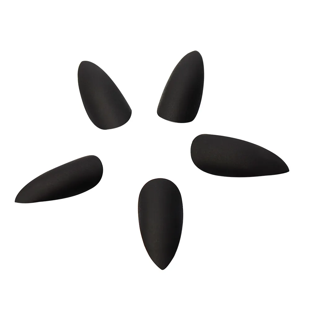 24 шт. Длинные накладные ногти с полным покрытием длинные квадратные клеем стикер