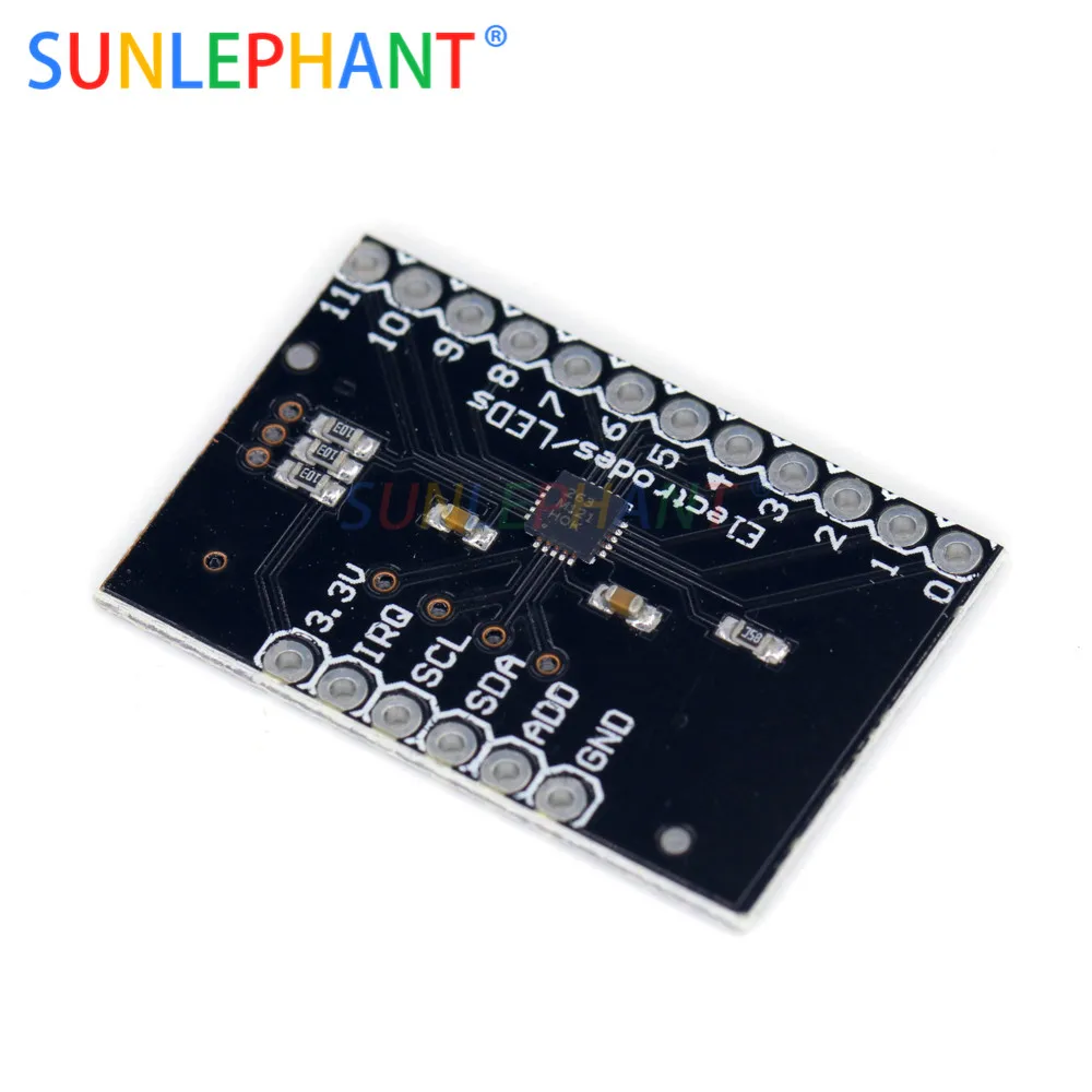 MPR121 коммутационный V12 емкостный сенсорный контроллер модуля I2C клавиатура