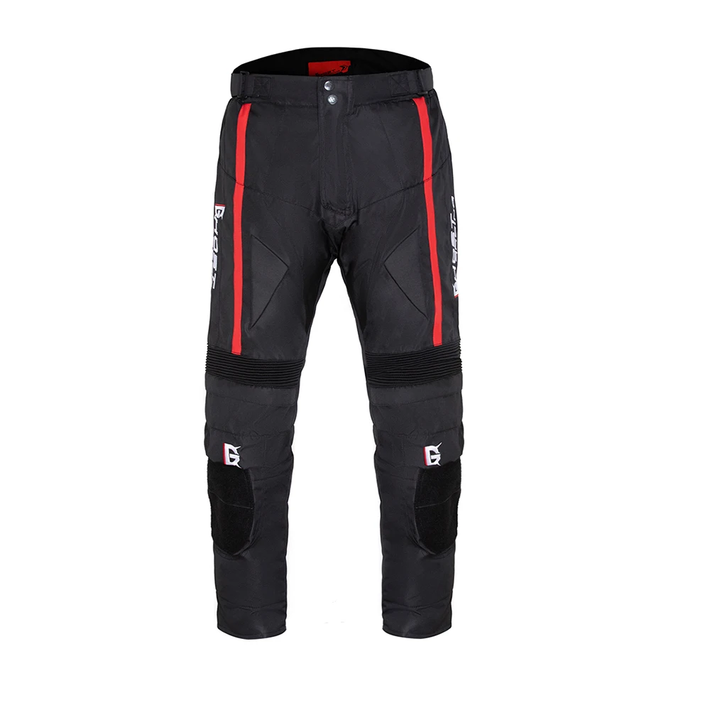 GHOST RACING Motorcycle Pants Men's Water Resistant Sports Pants Knee Protector Guards Riding Pants Trousers Men Protective Gear