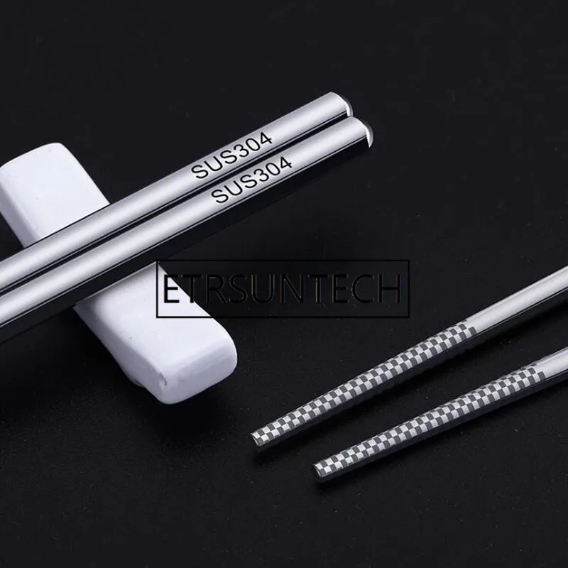 Палочки для еды из нержавеющей стали 100 304 пар | Дом и сад