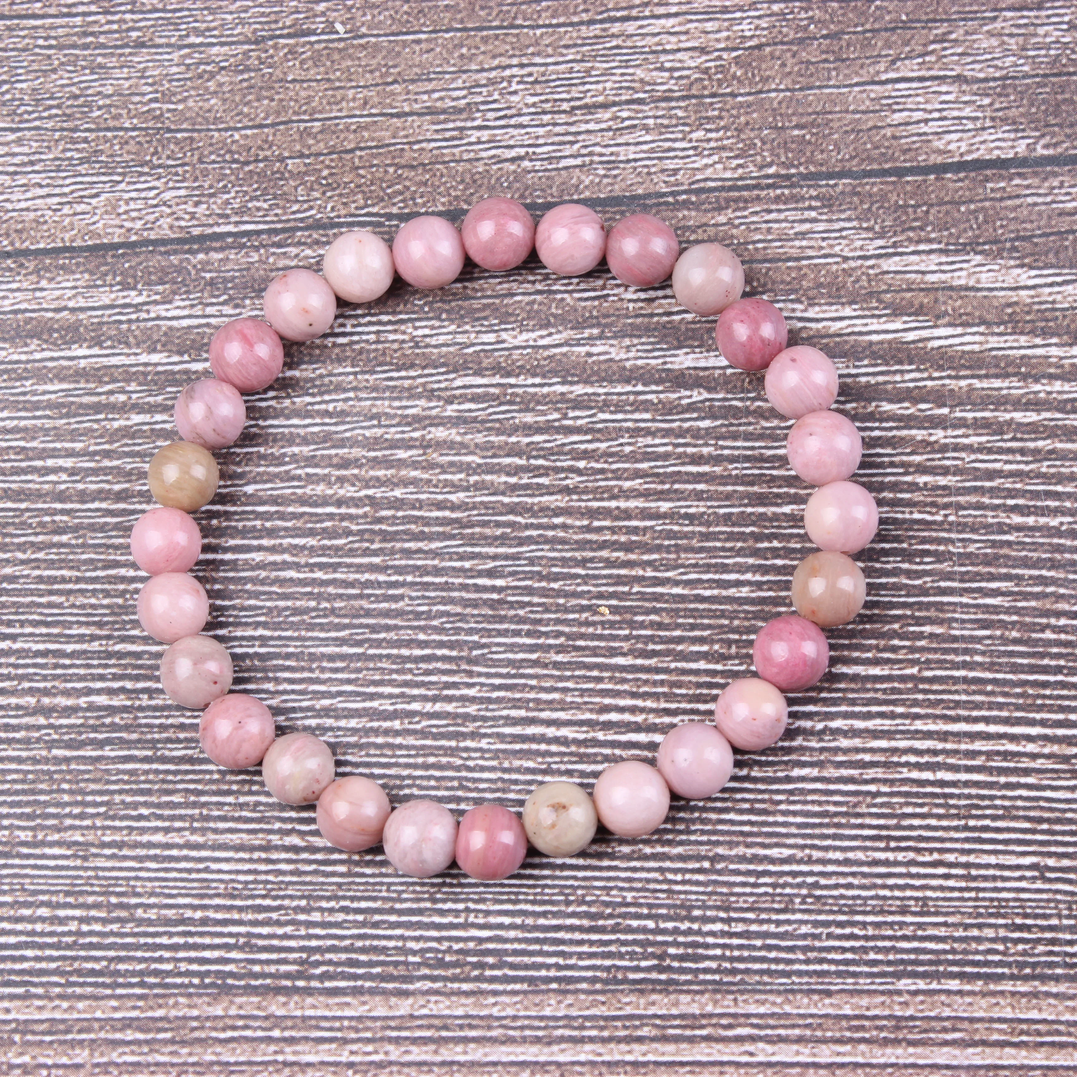 

Fashion jewelry 6 / 8 / 10mm miscellaneous stone bracelet natural jewelry beads are suitable for men's and women's accessories