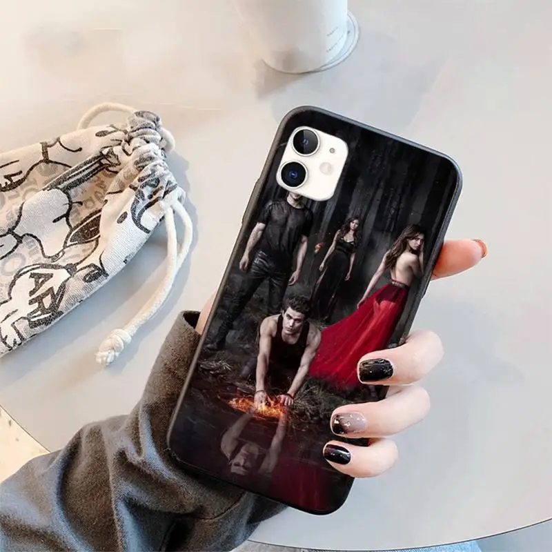 

Vampire Diaries Phone Case for iPhone 11 12 pro XS MAX 8 7 6 6S Plus X 5S SE 2020 XR mini
