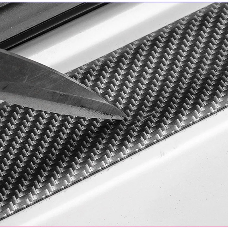 1 м углеродное волокно резиновая формовочная полоса мягкая черная накладка