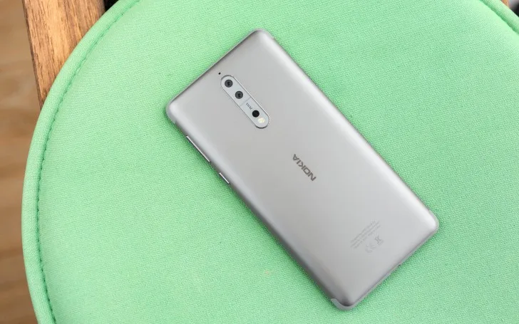 Nokia 8, разблокированный мобильный телефон 5,3 '', Восьмиядерный, 4 Гб ОЗУ, 64 Гб ПЗУ, двойная задняя камера 13 МП, LTE, отпечаток пальца, мобильный телефон Android