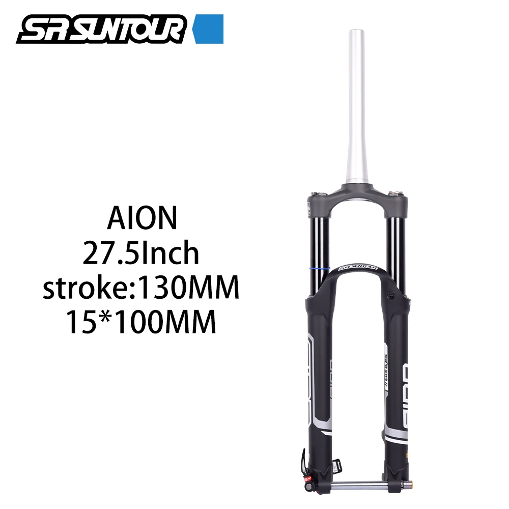 SR SUNTOUR AION воздушная вилка для велосипеда 27 5/29 дюймов распорка 34 мм сквозная ось