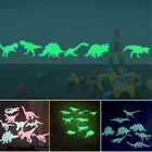 98 шт. светится в темноте динозавр светящаяся наклейка s стерео 3D флуоресцентная Наклейка на стену s забавная наклейка для детей AC889