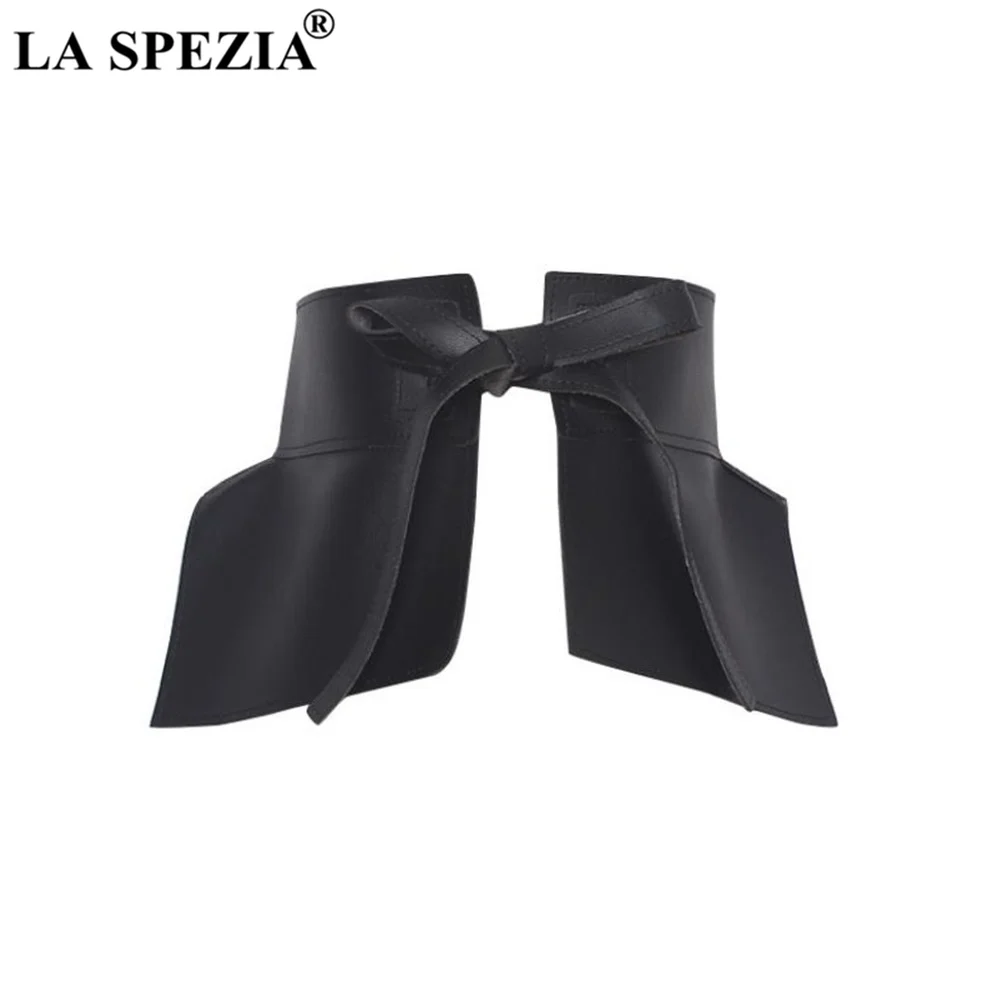 

Leather Belt Women Wide Cummerbund Ladies Waist Belts Red Novelty Self Tie Female Leather Skirt Corset Accessories