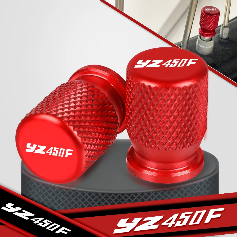 

Для YAMAHA YZ450F YZ 450F 450 YZ450 F 2009-2021 2020 2019 18 аксессуары для мотоцикла CNC колпачки стержней клапанов шин Герметичная крышка