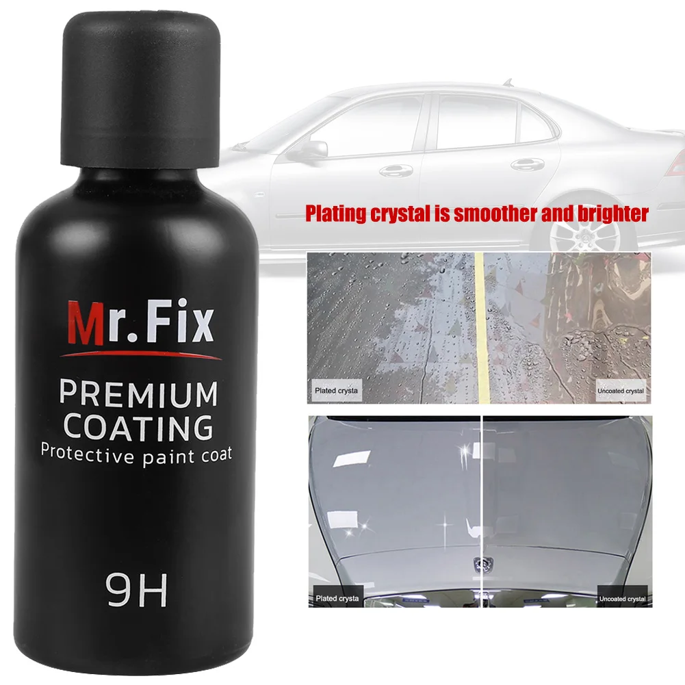 

Upgraded Ceramic Coat 9H Car Polish Liquid Crystal Set High Density Car Super Hydrophobic Glass Coating Anti-fog Agent