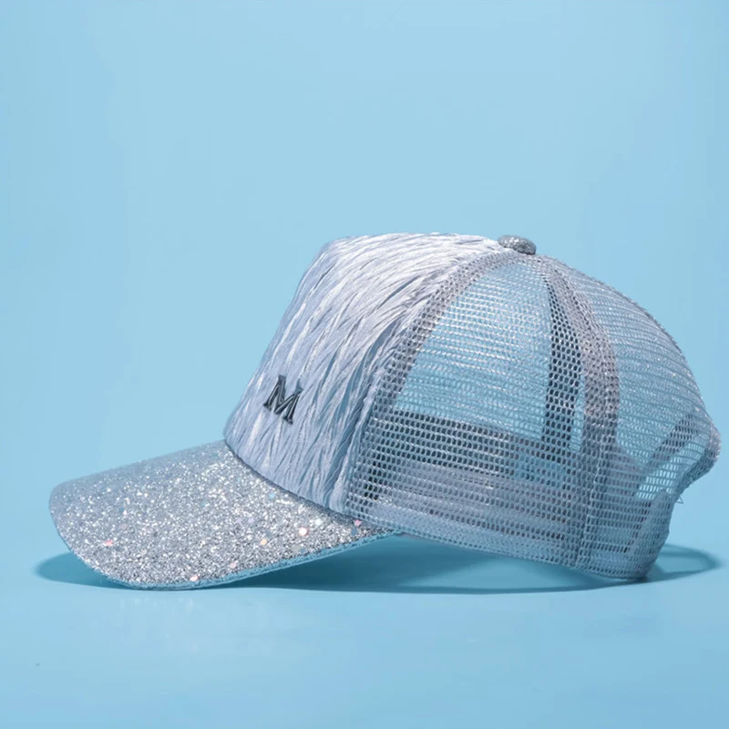 Модная бейсболка с надписью M женская уличная бейсбольная шляпа дышащая мужская