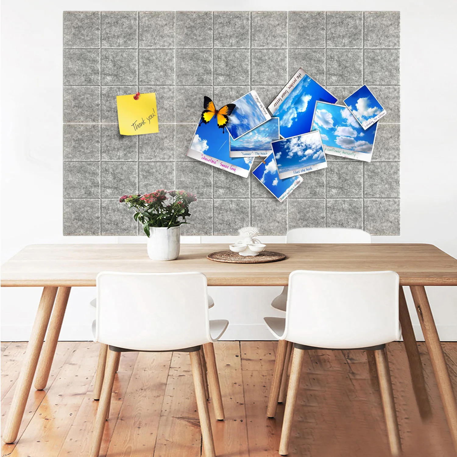 3D квадратная самоклеящаяся настенная доска сделай сам фото бюллетень витрина с