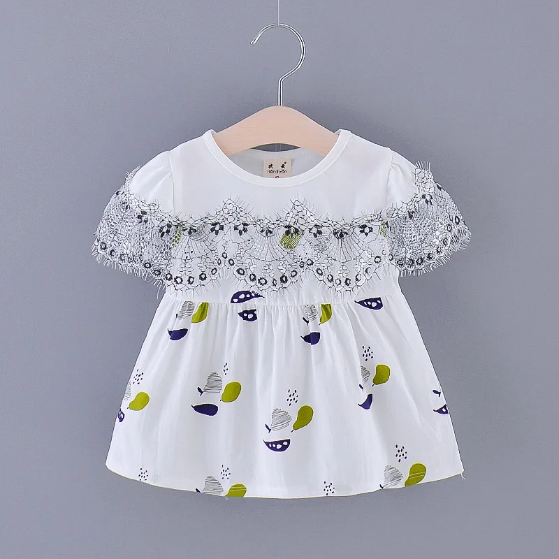 2020 милое летнее платье принцессы для маленьких девочек детские кружевные платья
