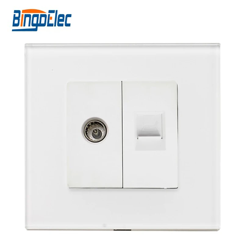 Bingoelec ЕС/Великобритания телевидение с разъемом RJ45 Интернет белая черная Золотая