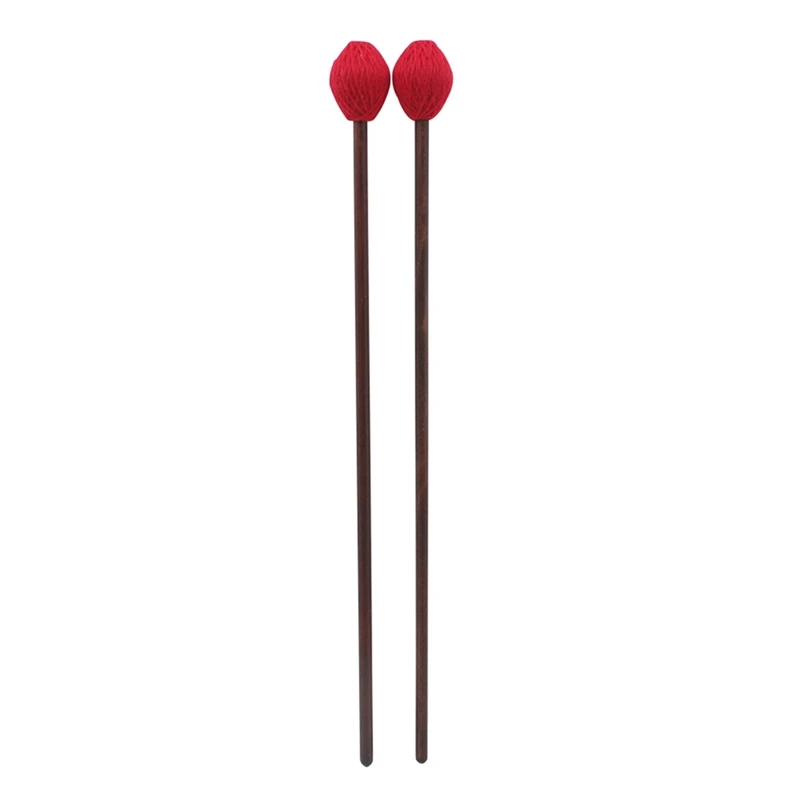 

Набор из 2 палочек из бука, красные палочки для Marimba, аксессуары Marimba Mallet