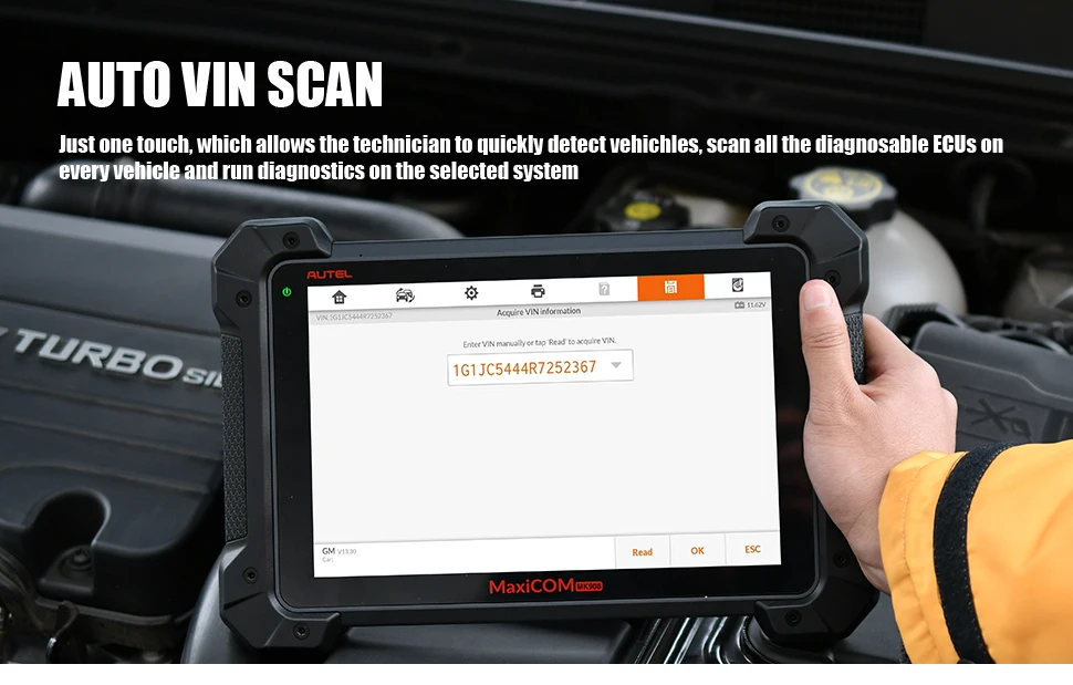 Autel MaxiCOM MK908P диагностический инструмент автомобильный OBD OBD2 сканер ECU кодирование J2534 ECU программирование pk Maxisys Pro Elite автомобильные инструменты