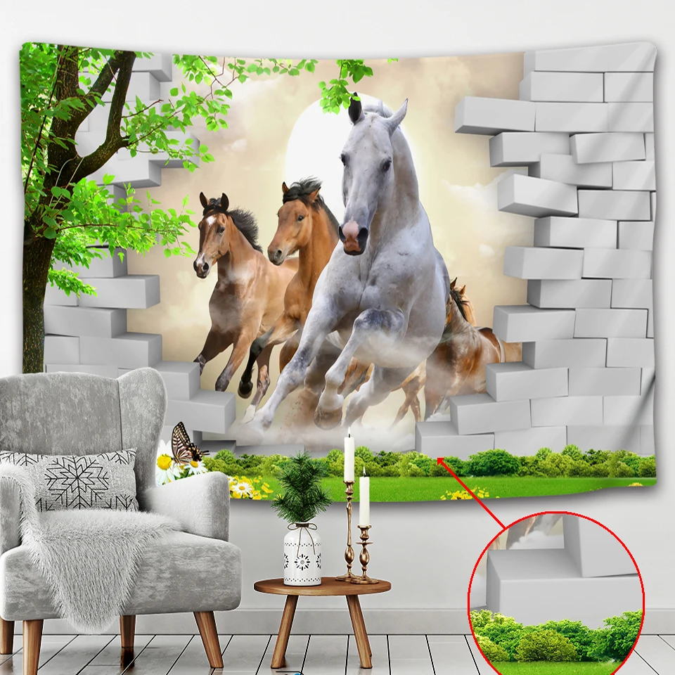 Новинка 2020 модный современный гобелен в стиле Фэнтези с мандалой комнатный