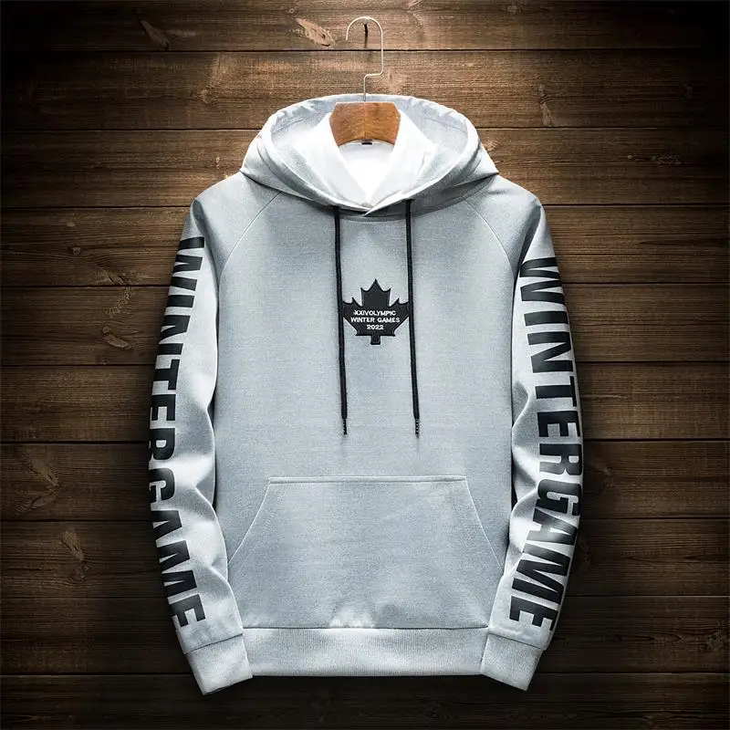 Мужская толстовка с надписью модная повседневная Уличная одежда в стиле хип хоп