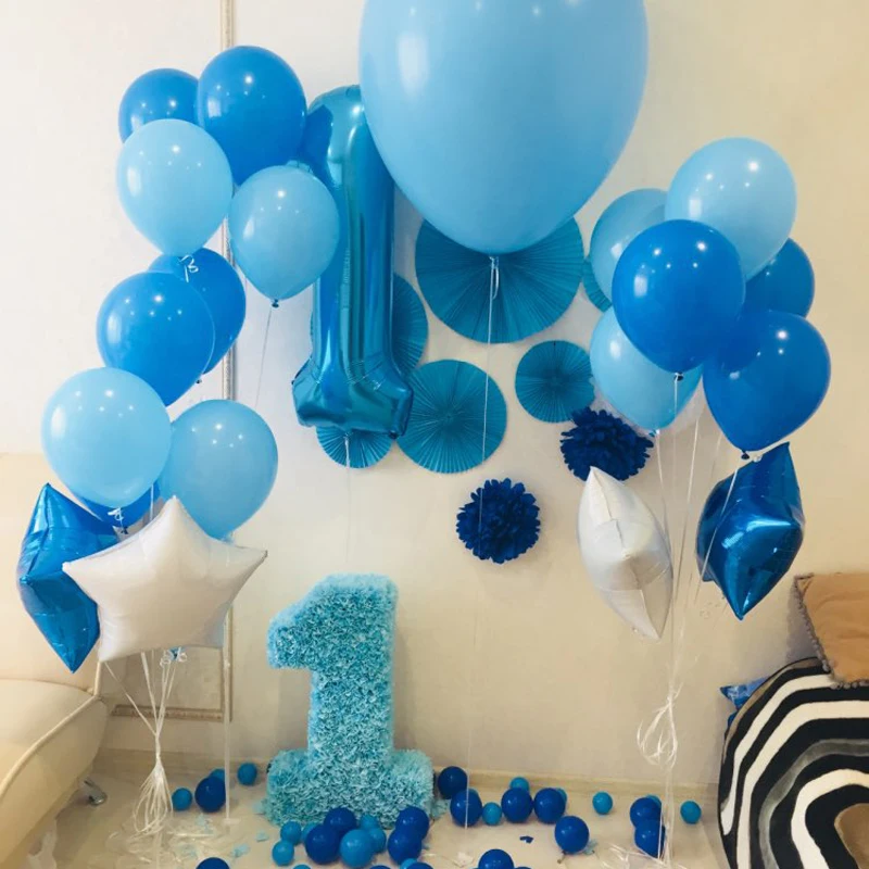 40 &quotрозовые синие фольга с цифрами гелиевые шары украшения для дня рождения