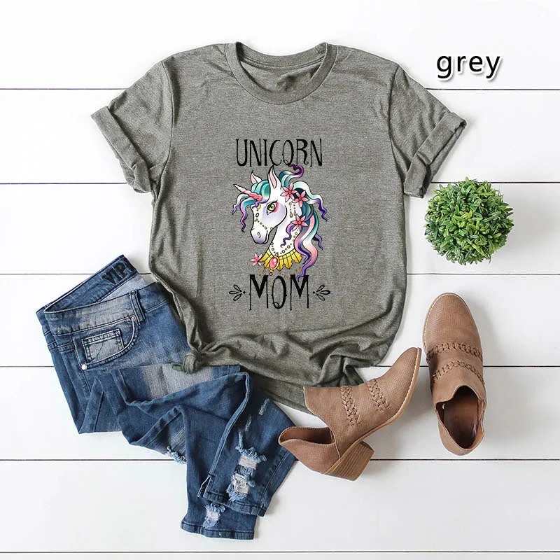 

Short-sleeved shirt cute spoof cartoon female size European and American printed cotton ladies T-shirt