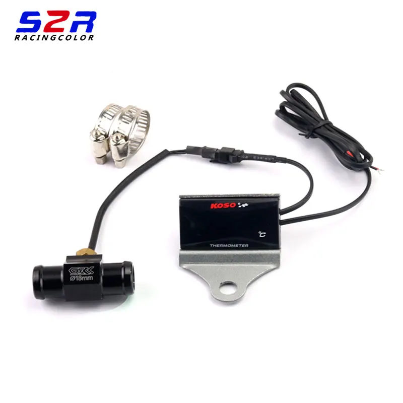Датчик температуры мотоцикла Koso универсальный цифровой мини-Измеритель для Yamaha