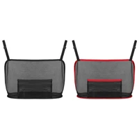 new black car organizer seat back storage elastic car mesh net bag between bag luggage holder pocket car pocket