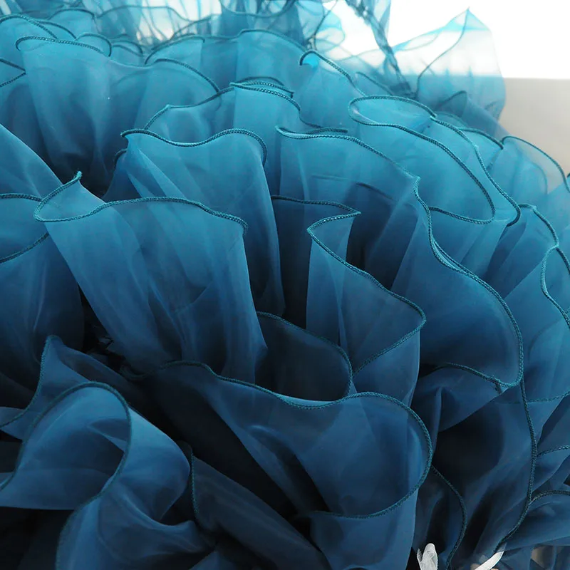 2Метра/лот 15см/20см широкая изысканная новая белая коралловая розовая фиолетовая органза кружевная занавеска газовая кромка складка AC493 включена.