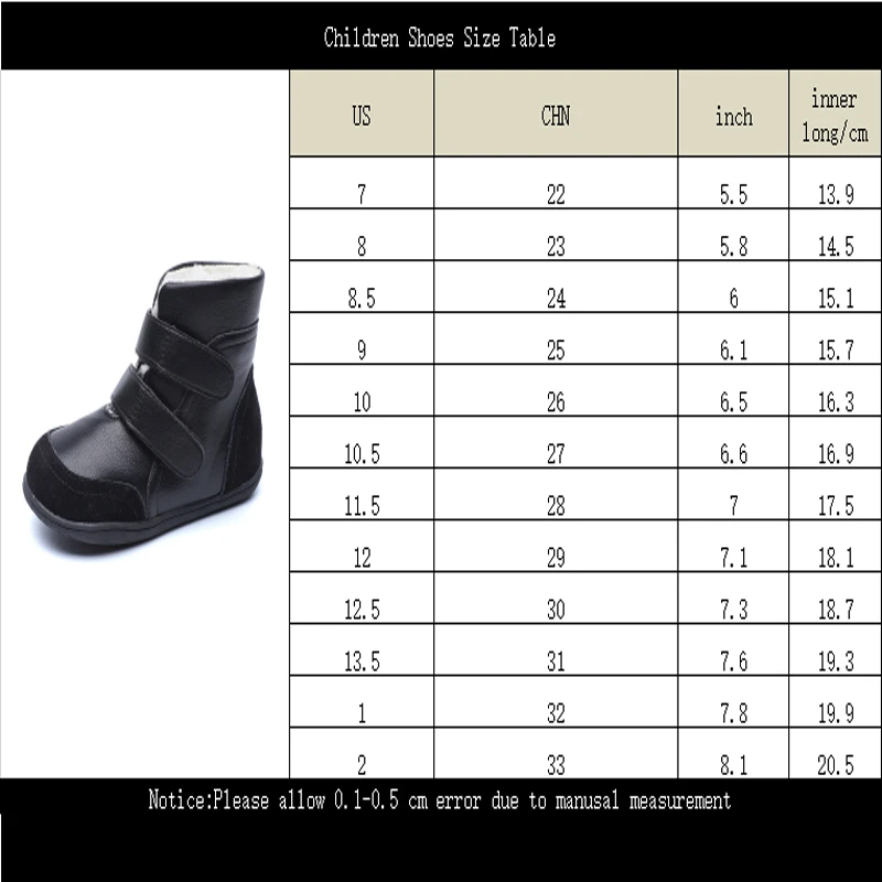 

Winter new thick cotton shoes men and women genuine leather barefoot baby snow boots warm plus velvet boots