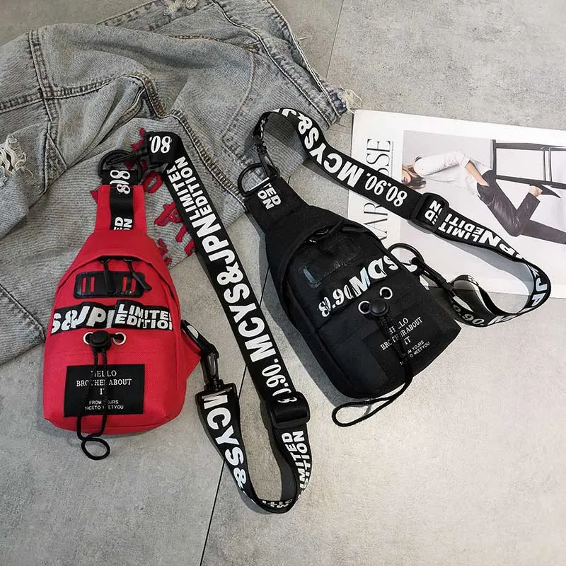 Повседневная нейлоновая сумка-мессенджер сумка на плечо нагрудная сумки для