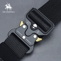 genuine tactical belt quick release alloy military belt soft real nylon sports accessories buckle outdoor battle sports
