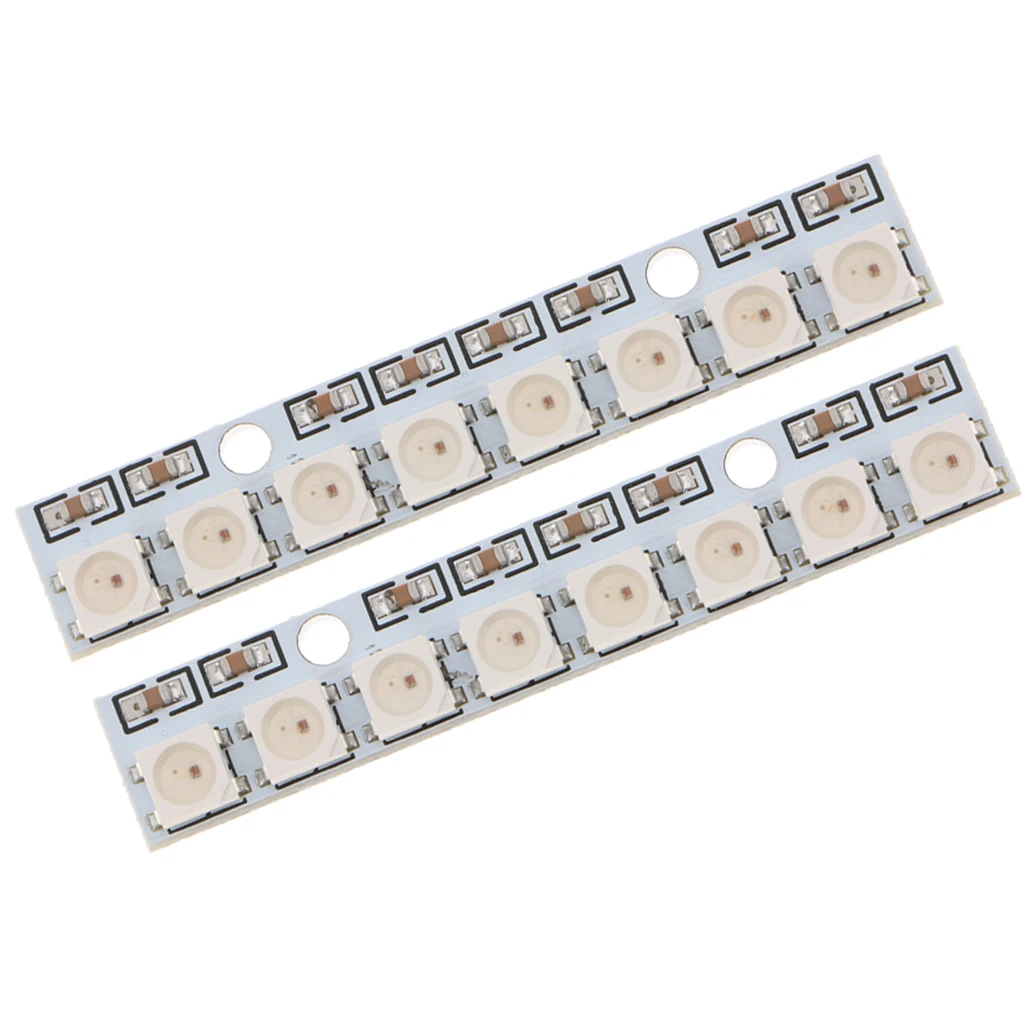 2 шт. 8Bit WS2812 полоса 5050 RGB для R3 AVR полноцветный светодиодный драйвер|Передние