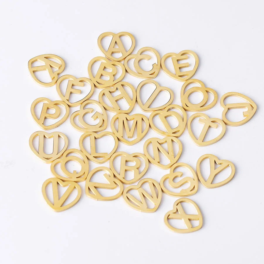 5 шт. подвески в виде букв алфавита из нержавеющей стали|Цепочки| |