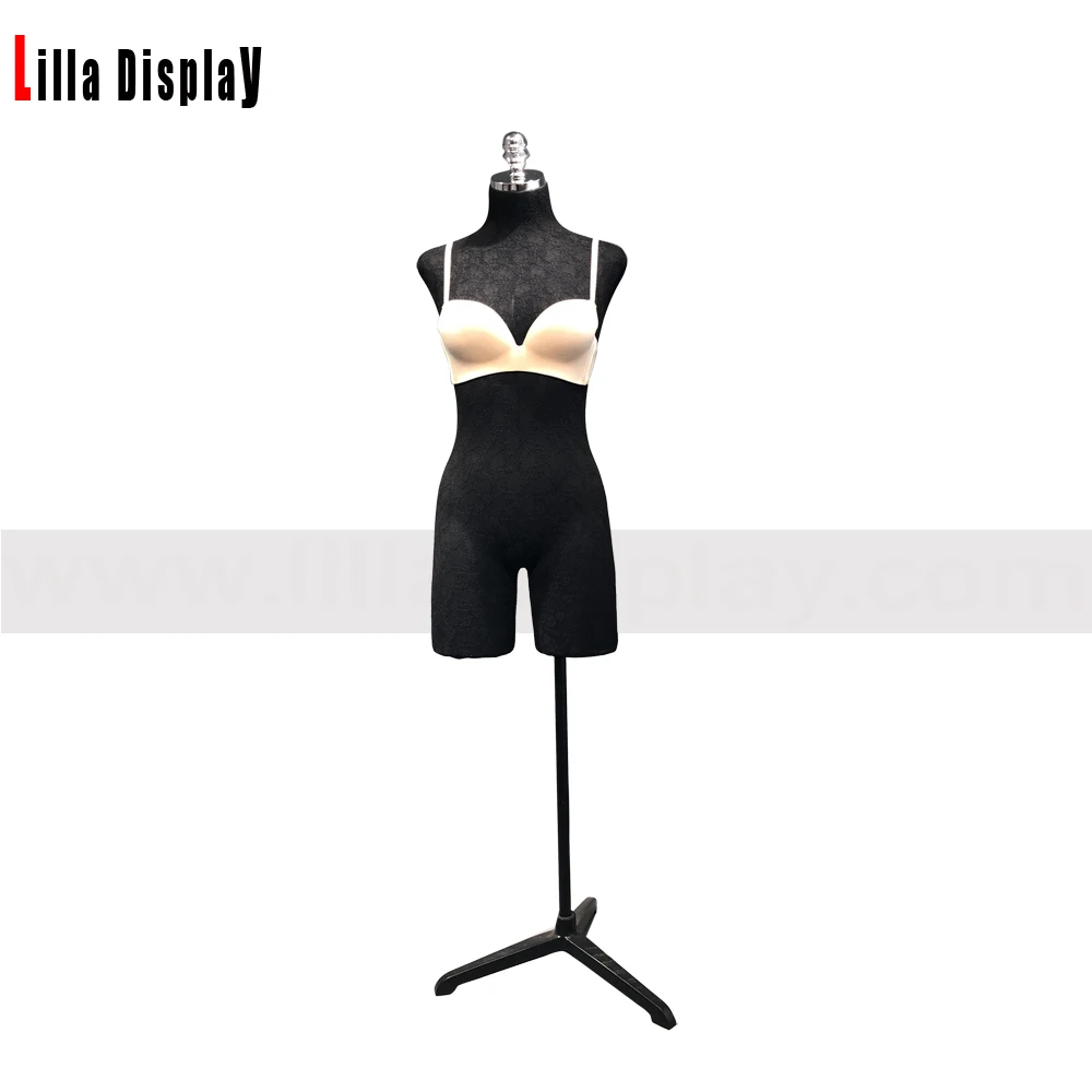 Lilladisplay черное кружевное нижнее белье с большой грудью женское модель