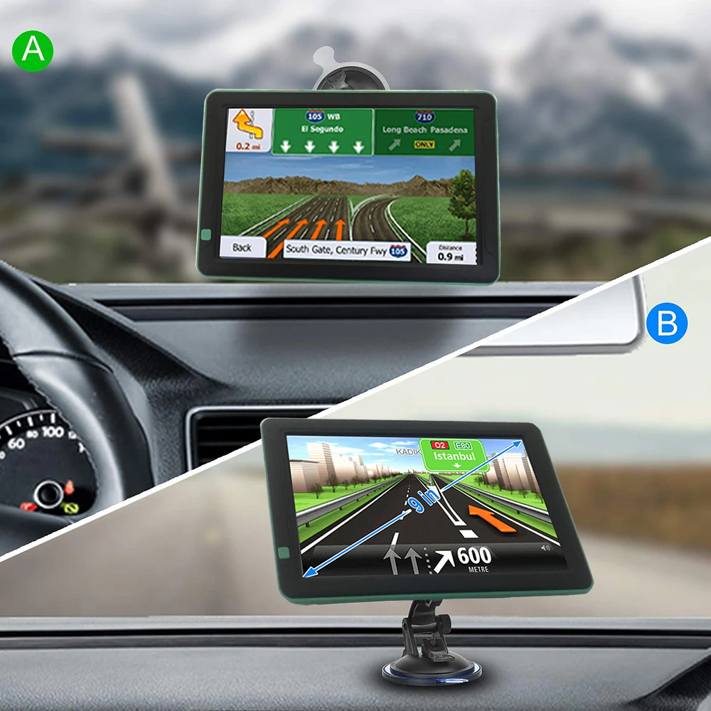GPS навигатор 9 дюймов емкостный сенсорный ЖК экран 256 Мб Bluetooth спутниковый для