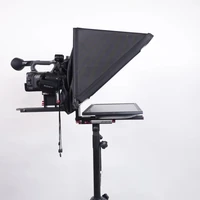 television and broadcast studio teleprompter with self check screen camera teleprompters