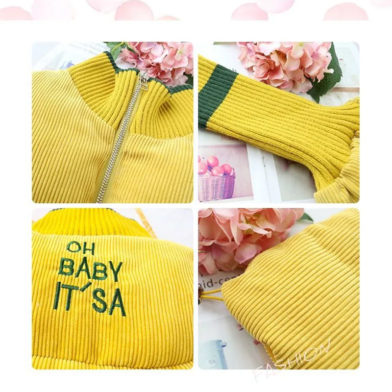 

2021 Winter Woman Jacket Corduroy Padded Coat Lady Parka Loose Student Bread Clothing Thick Outerwear