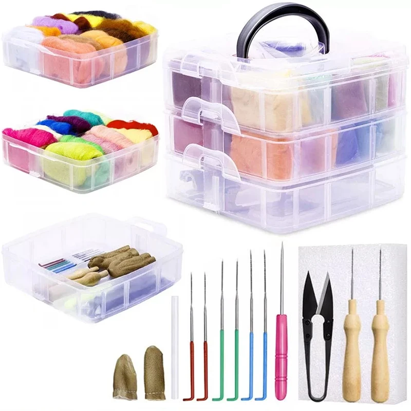 Набор для валяния иглы Imzay 38 шт. быстрое устройство игл комплект начинающих с