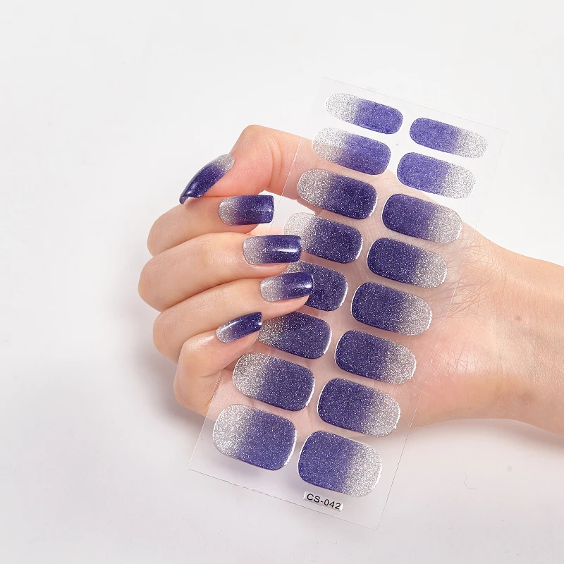 Наклейки для ногтей Full Beauty однотонные наклейки-лак | Красота и здоровье