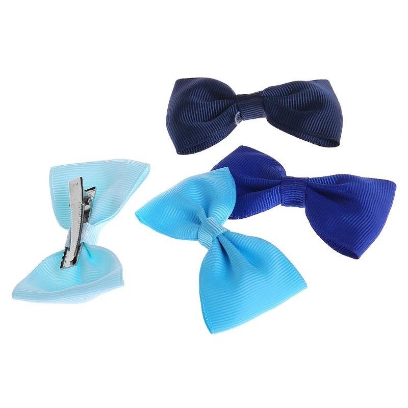 

20Pcs Baby Girl Kids Hair Bow Boutique Alligator Clip Grosgrain Ribbon Bowknot